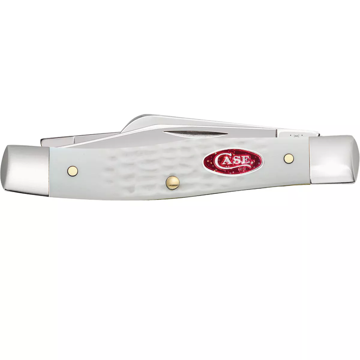 Case SparXX 2.57 In. Standard Jig White Synthetic Medium Stockman Pocket Knife - photo 3