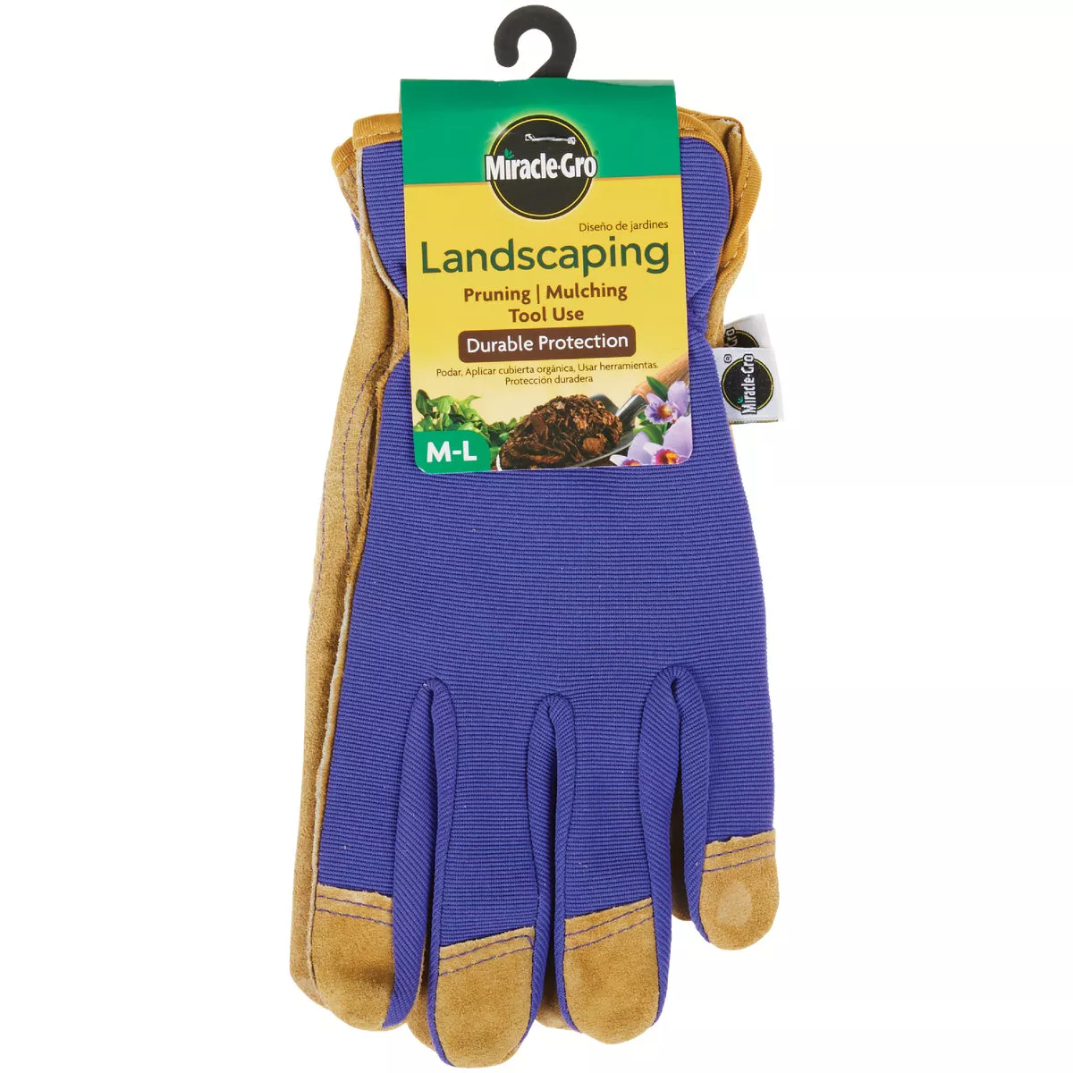 Miracle-Gro Women's Polyester Durable Protection Landscaping Gloves, Medium/Large - photo 2