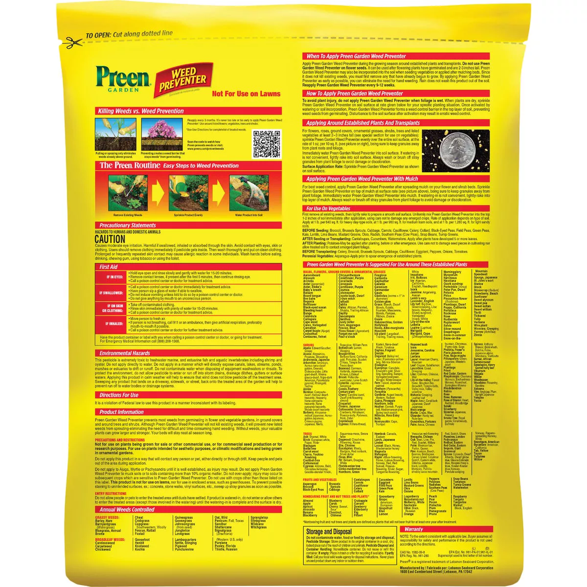 Preen 13 Lb. Ready To Use Granules Garden Weed Preventer - photo 2