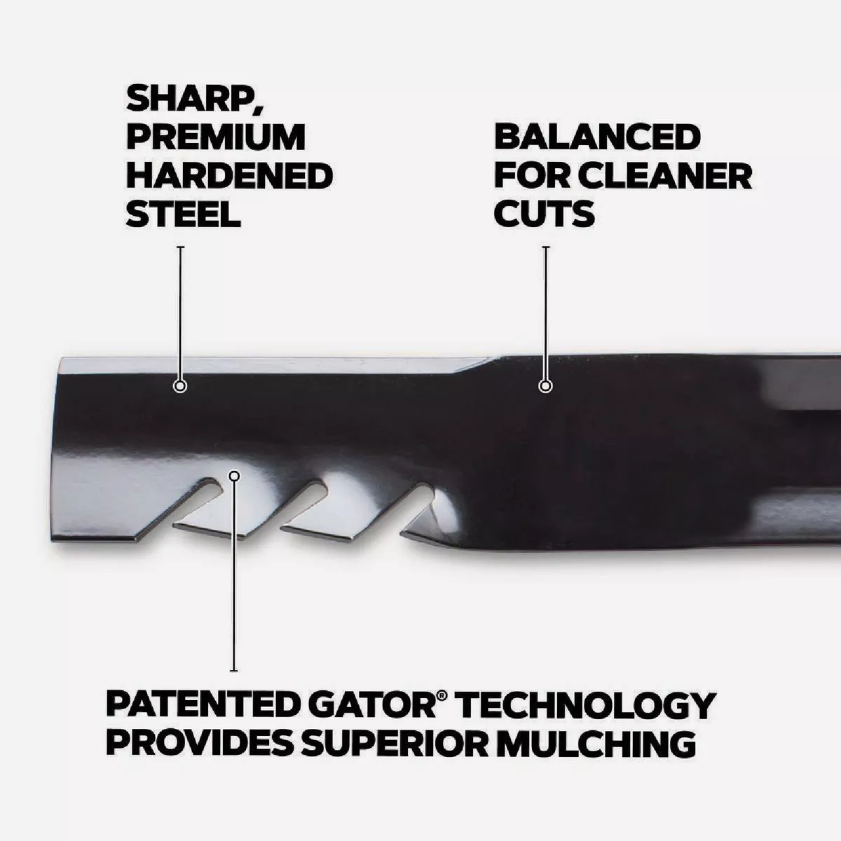 Oregon Gator 42 In. Deck Riding Lawnmower Blade - Fits Husqvarna and Craftsman (2-Count) - photo 5