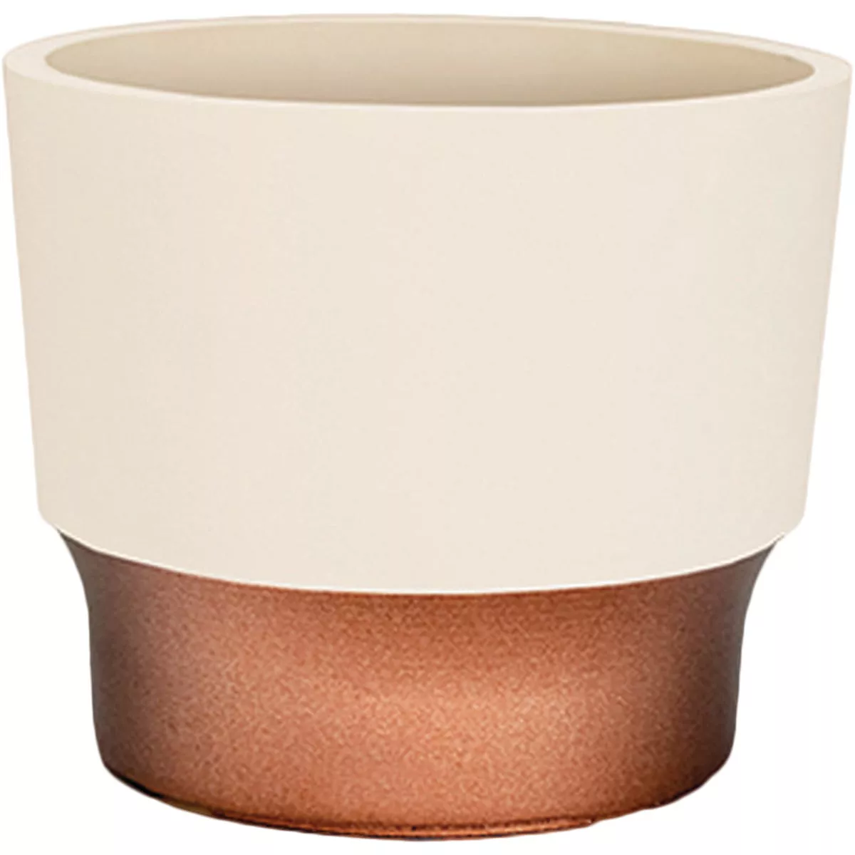 HC Companies Sprite 3 In. x 3 In. x 2.5 In. Resin Vanilla Bisque Succulent Pot