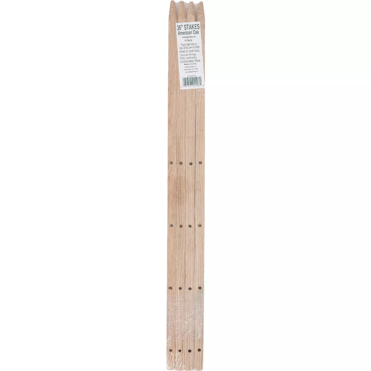 Madison Mill 36 In. Oak Wood Plant Stake (4-Pack) - photo 2