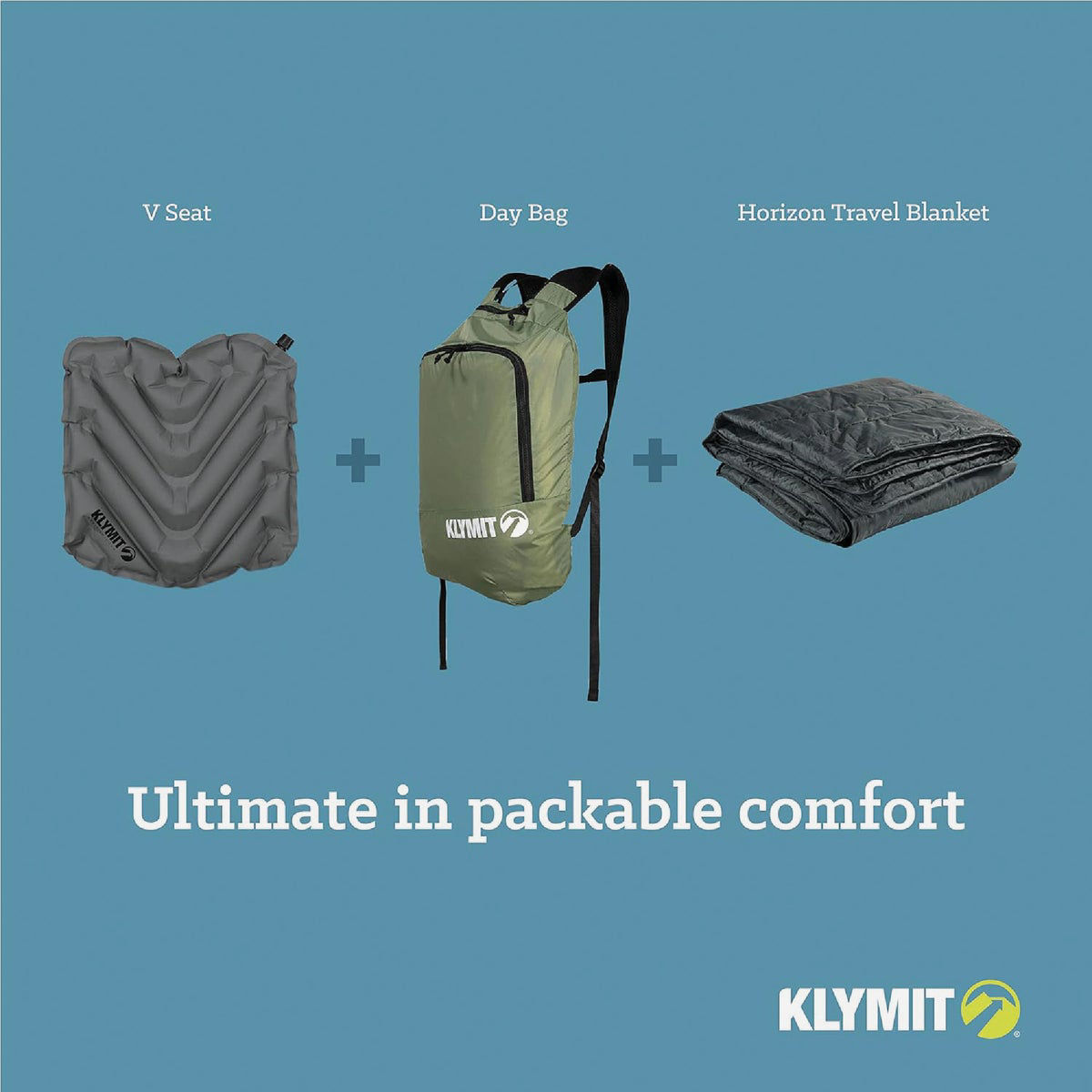 Klymit V Seat Gray Inflatable Cushion Do it Best