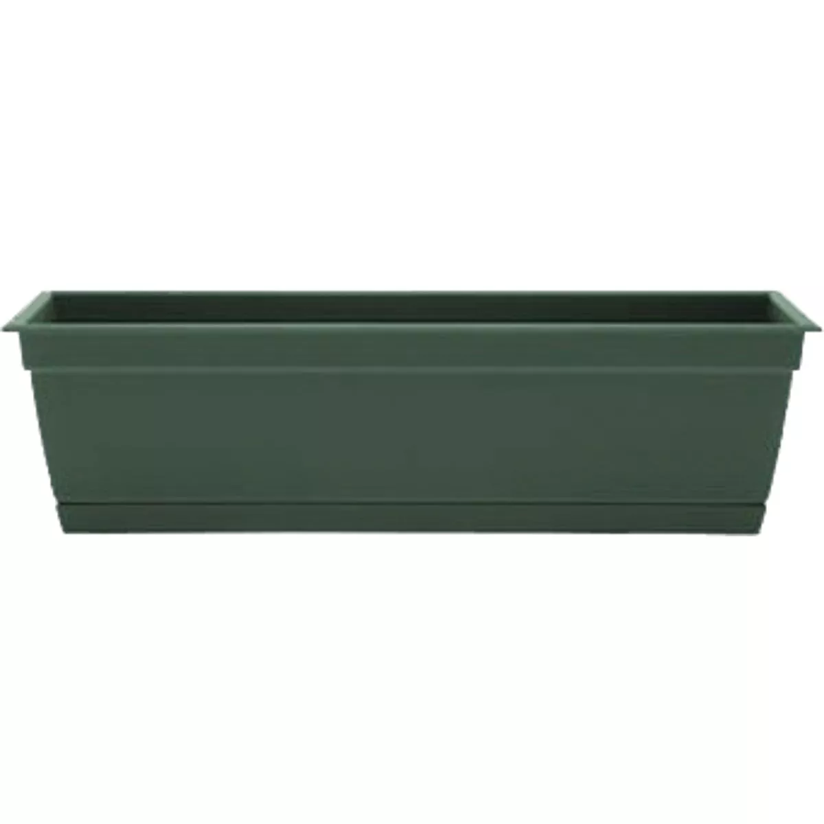 Bloem Ocean Series Dayton 24 In. W. x 6.69 In. H. x 7.75 In. D. Recycled Ocean Plastic Turtle Green Window Box