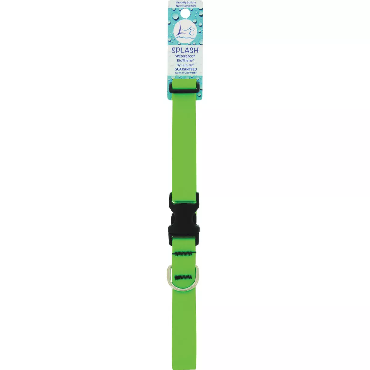 Lupine 1 In. Waterproof Neon Green 16 to 28 In. Adjustable Collar