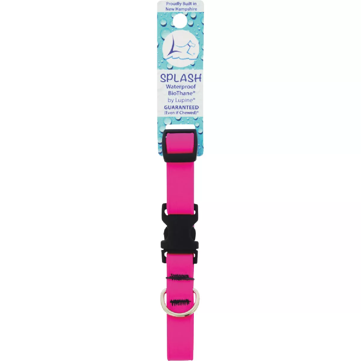 Lupine 3/4 In. Waterproof Neon Pink 9 to 14 In. Adjustable Collar