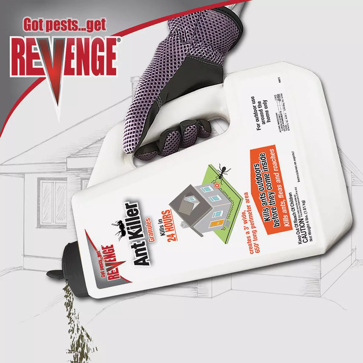 Bonide Revenge 4 Lb. Ready To Use Granules Ant Killer - photo 3