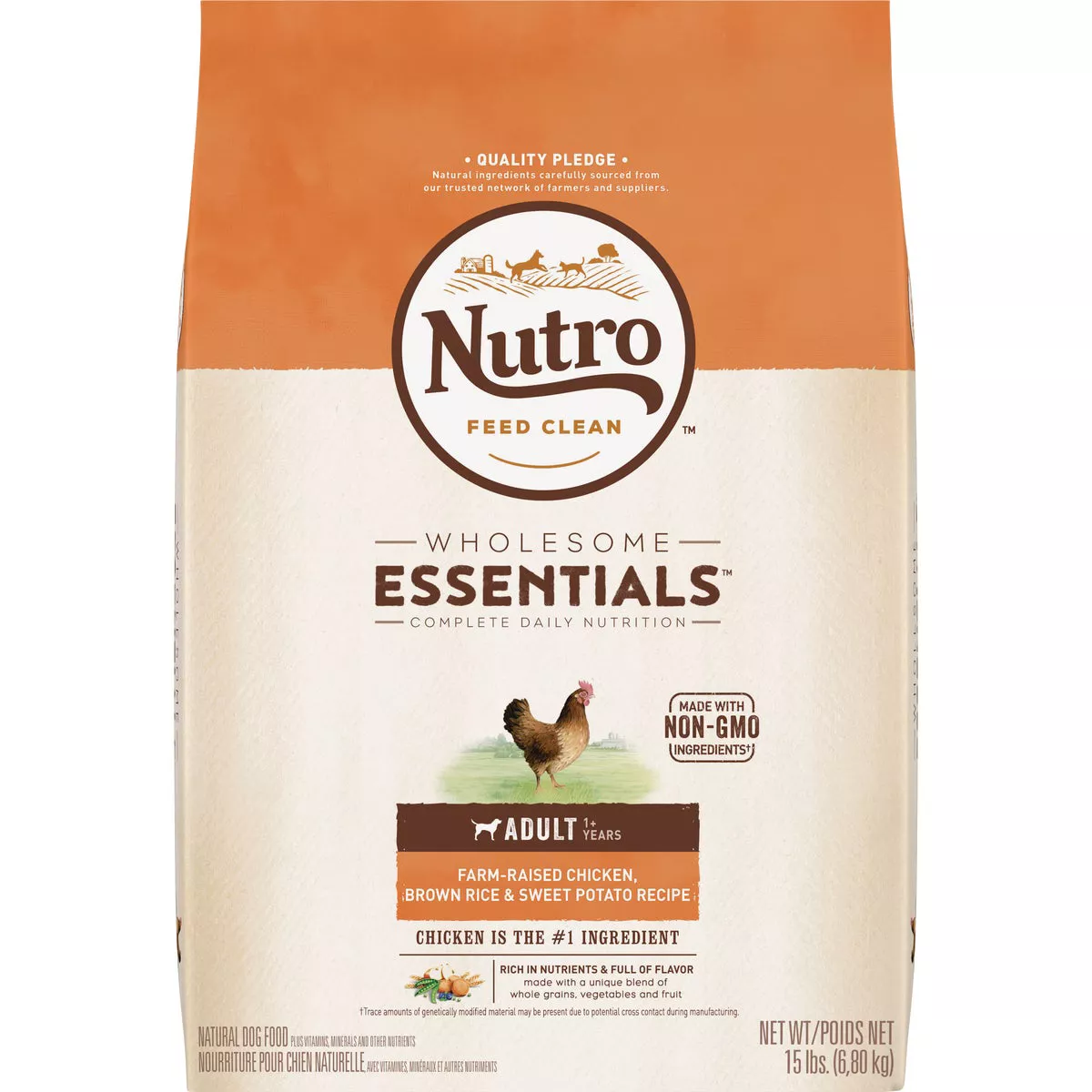 Nutro Wholesome Essentials 13 Lb. Chicken, Brown Rice, & Sweet Potato Adult Dry Dog Food