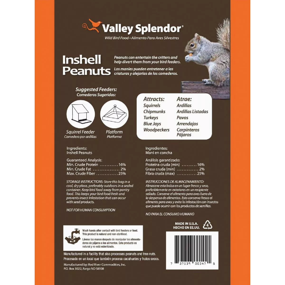 Valley Splendor 3 Lb. Inshell Peanuts Wildlife Food | True Value Hardware