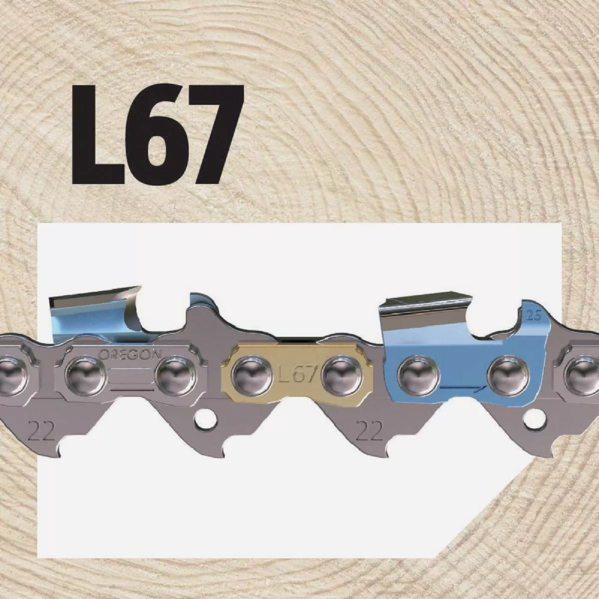 Oregon L67 ControlCut Saw Chain for 16 in. Bar - 67 Drive Links - fits Several Stihl models - photo 4