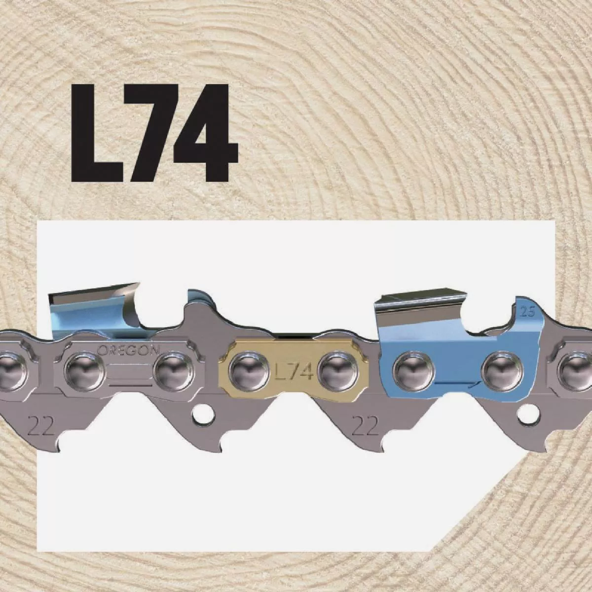 Oregon L74 ControlCut Saw Chain for 18 in. Bar - 74 Drive Links - fits Several Stihl models - photo 4