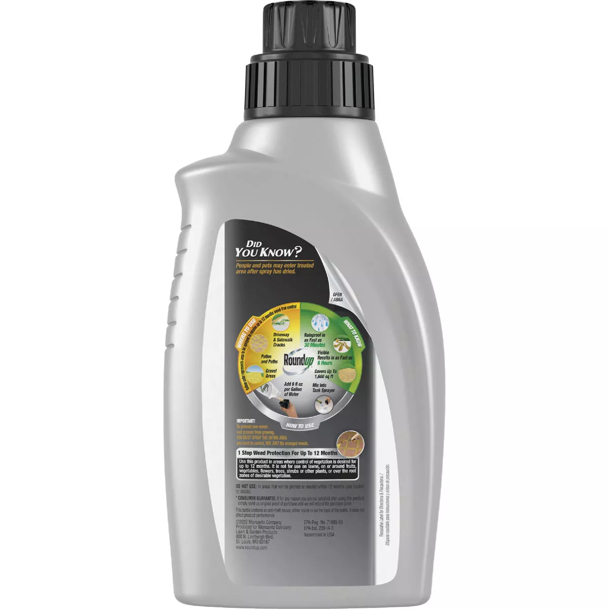 Roundup Dual Action 365 32 Oz. Exclusive Formula Concentrate Weed & Grass Killer - photo 2