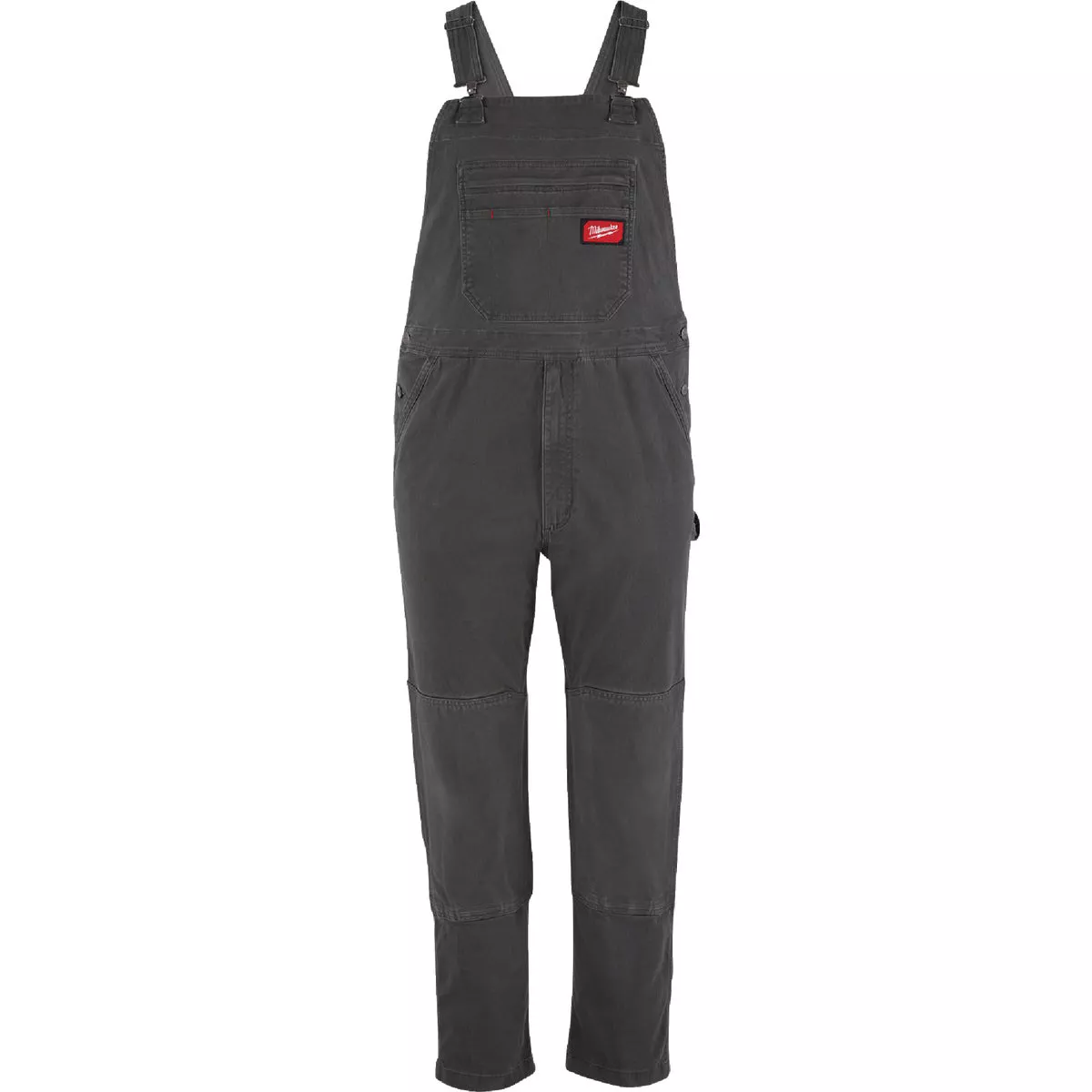 Milwaukee FREEFLEX Men's 38x34 Gray Unlined Bib Overalls