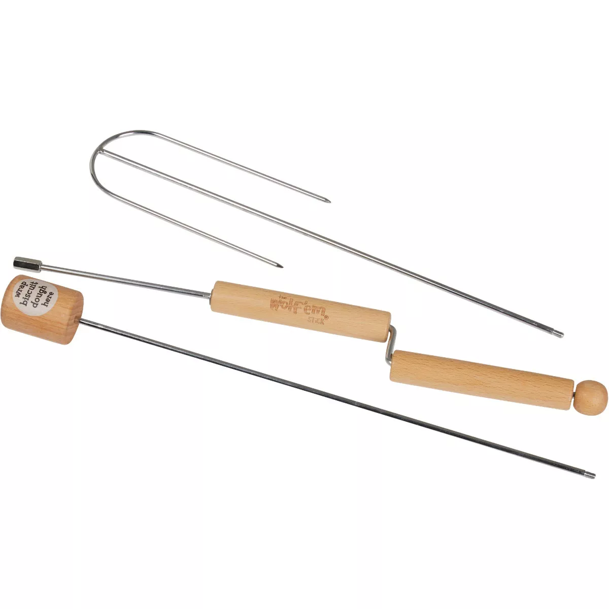 Wolf'em 32 In. Stainless Steel Campfire Roasting Stick - photo 6