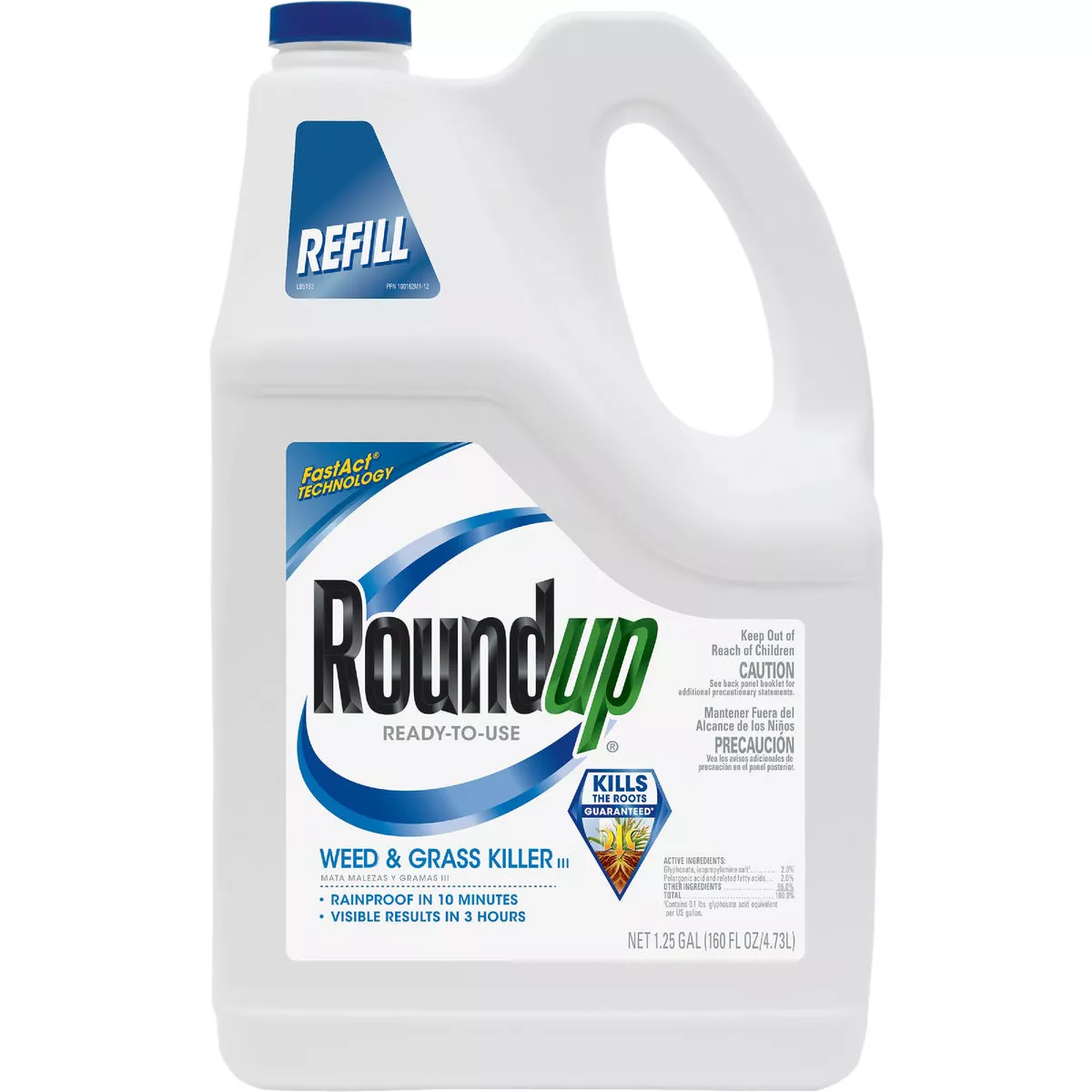 Roundup 1.25 Gal Ready-To-Use Refill Weed & Grass Killer III