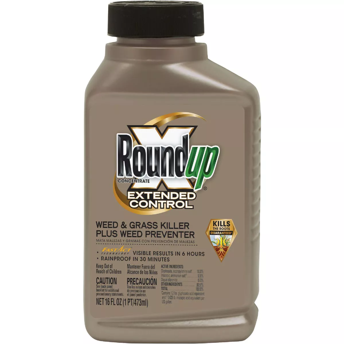 Roundup Extended Control 16 Oz. Concentrate Weed & Grass Killer Plus ...