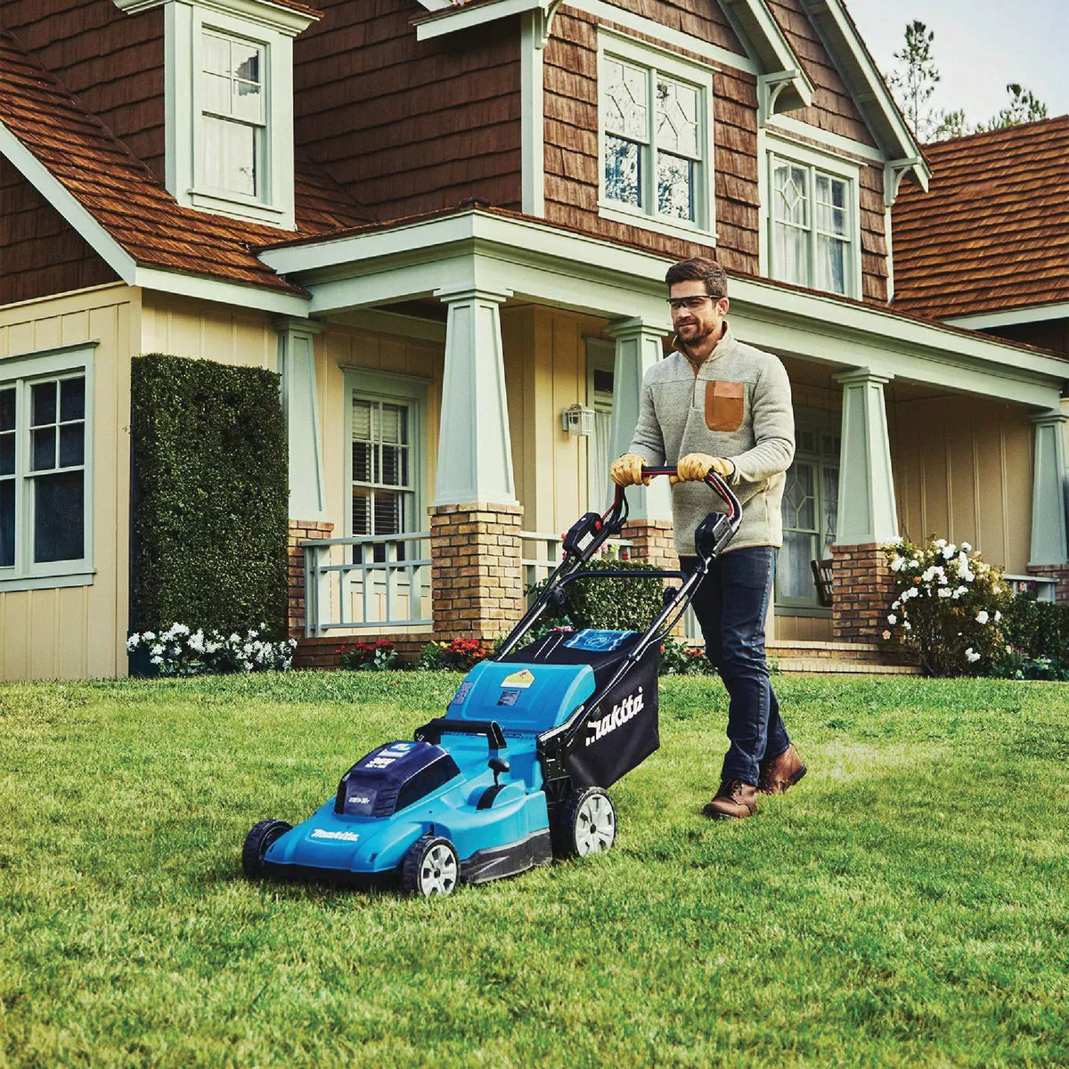 Makita 36V (18V X2) LXT 21 In. Self-Propelled Lawn Mower Kit with (4) 5.0 Ah Batteries - photo 20