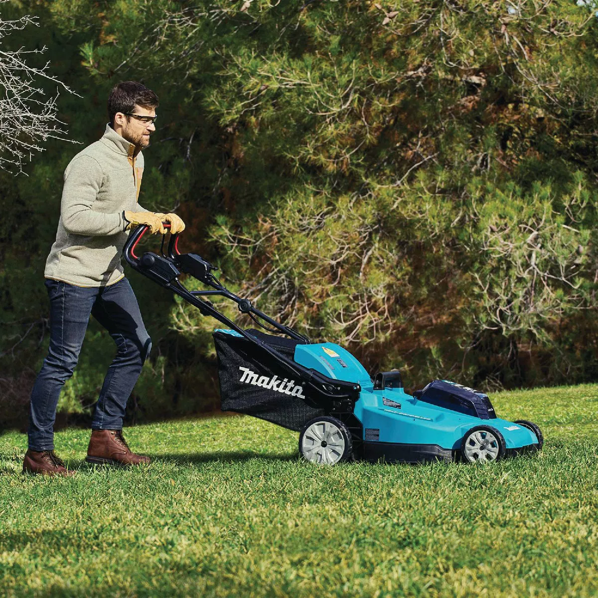 Makita 36V (18V X2) LXT 21 In. Self-Propelled Lawn Mower Kit with (4) 5.0 Ah Batteries - photo 21