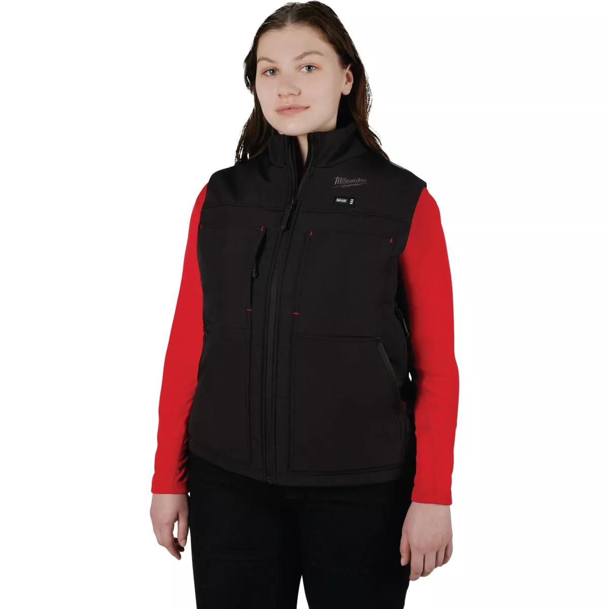 Milwaukee M12 AXIS Women's Black Cordless Vest Kit, XL