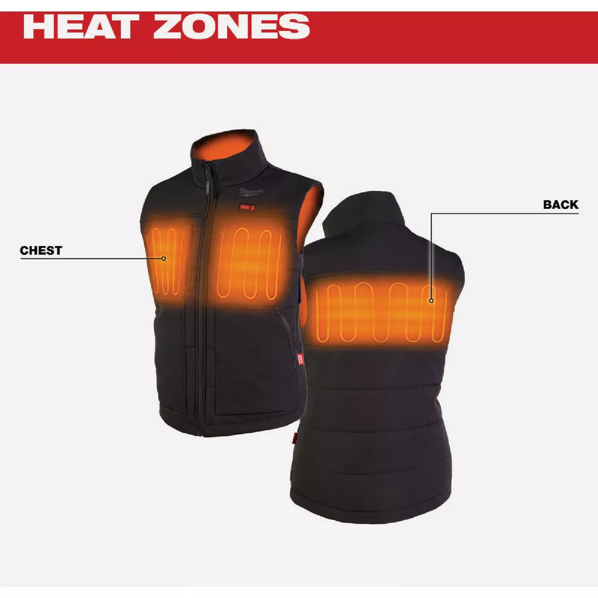 Milwaukee M12 AXIS Women's Black Cordless Vest Kit, XL - photo 3