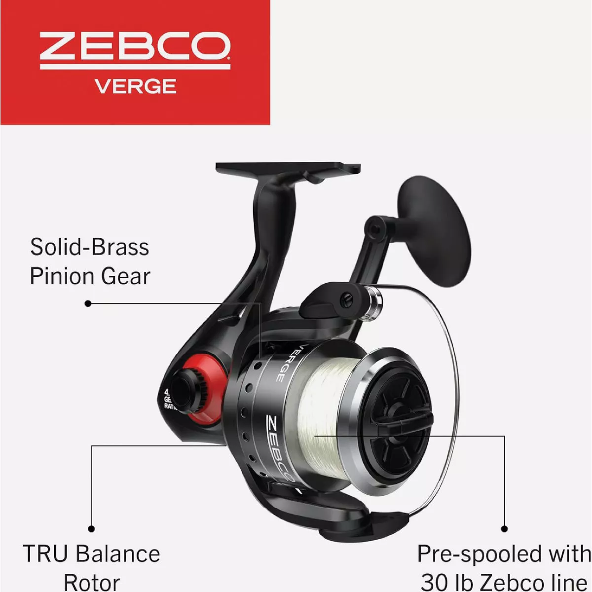 Zebco Verge 8 Ft. Graphite Fishing Rod & Spining Reel - photo 7
