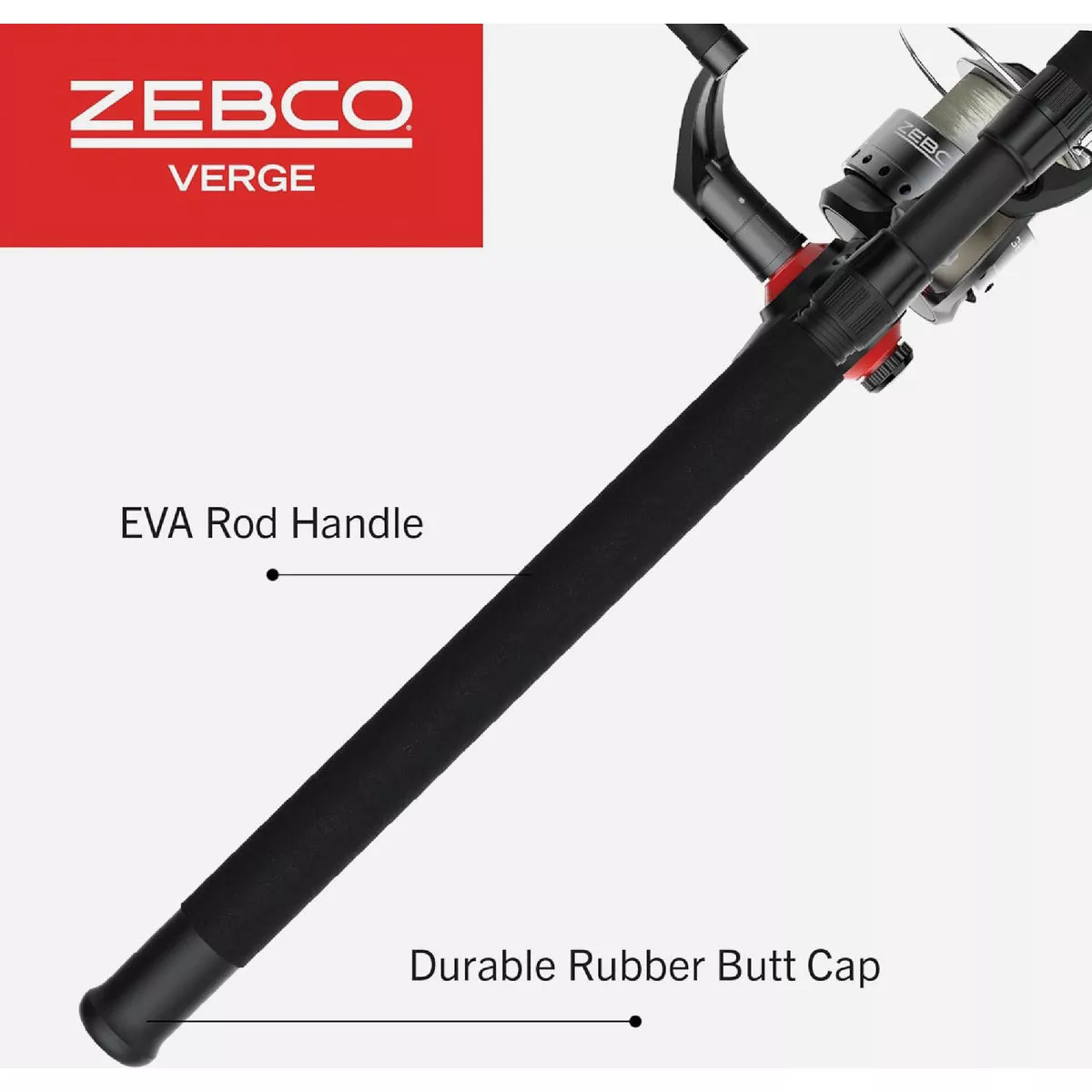 Zebco Verge 8 Ft. Graphite Fishing Rod & Spining Reel - photo 6