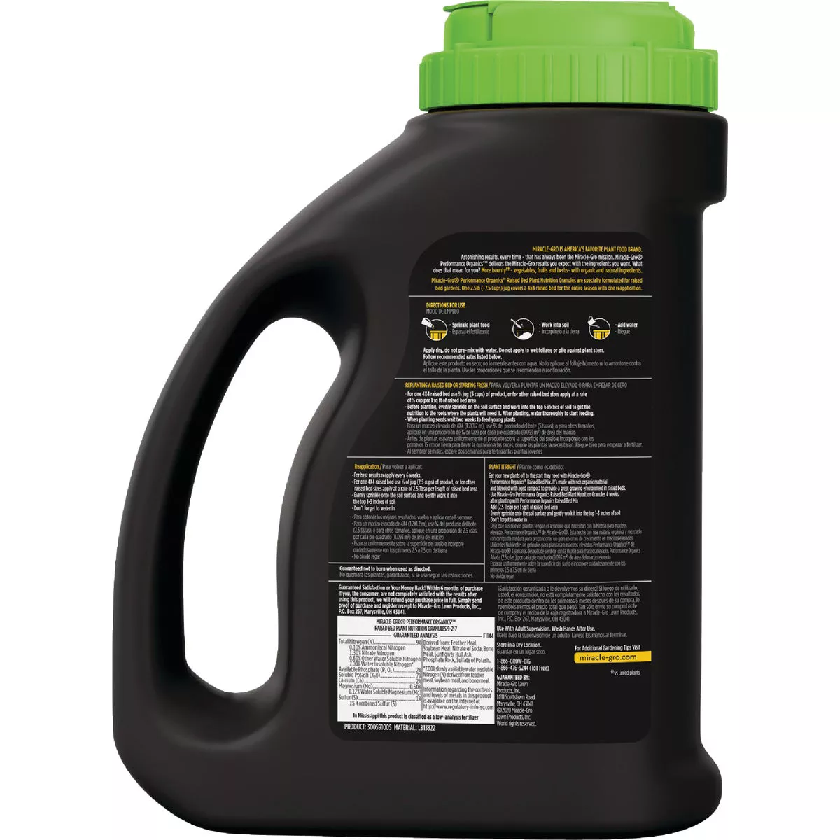 Miracle-Gro Performance Organics 2.5 Lb. Raised Bed Plant Nutrition Granules - photo 2