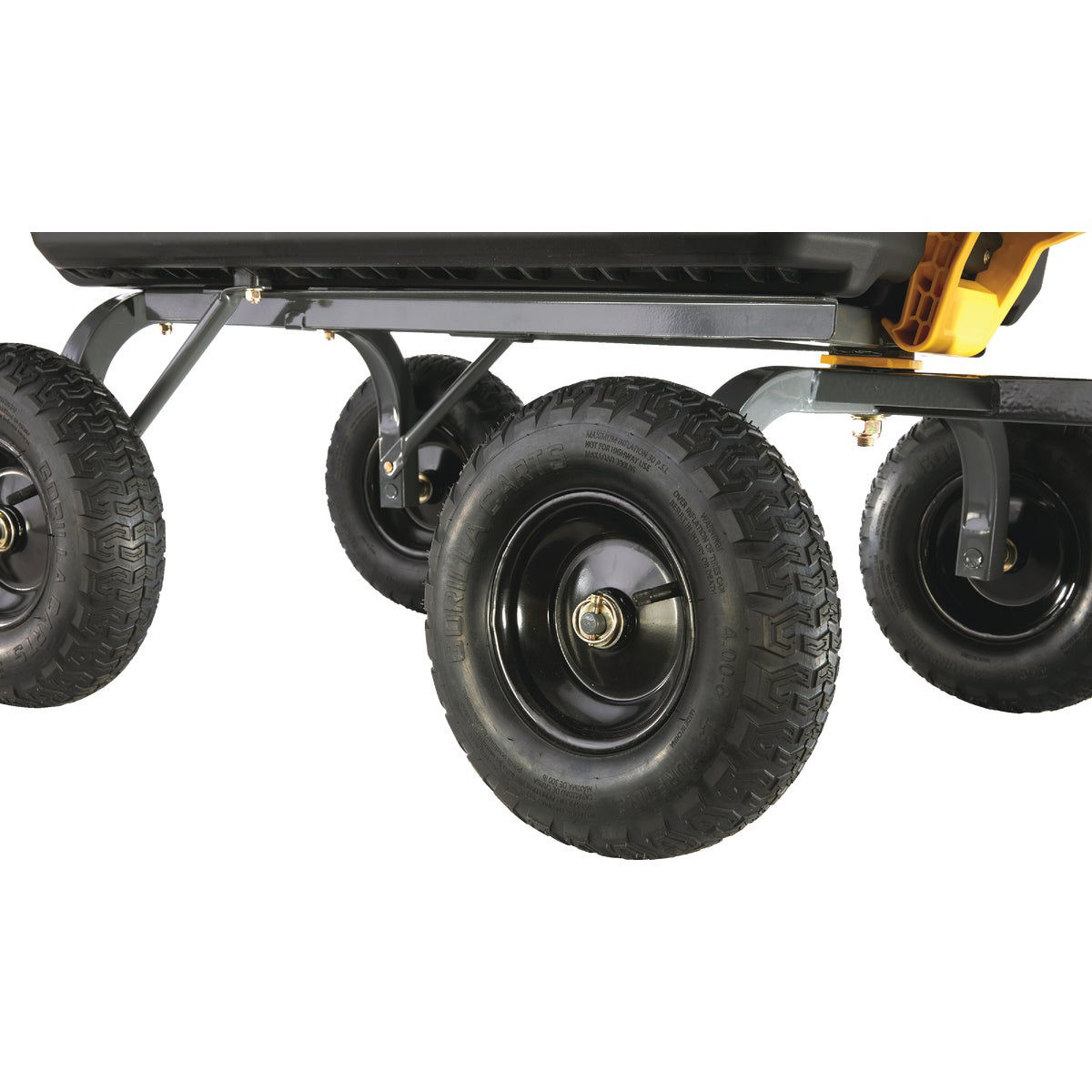Gorilla Carts Steel Utility Cart, 9 Cubic Feet Garden Wagon with