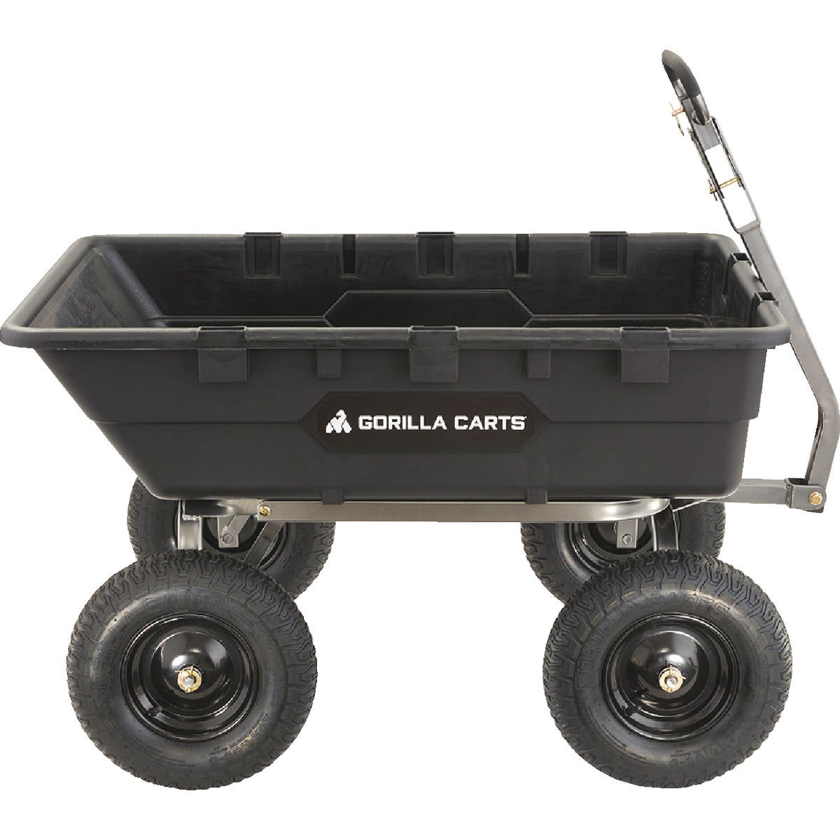 Gorilla Carts 12 Cu. Ft. Heavy Duty Poly Yard Dump Cart