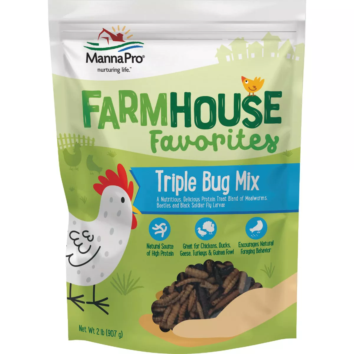 Manna Pro Farmhouse Favorites 2 Lb. Triple Bug Mix