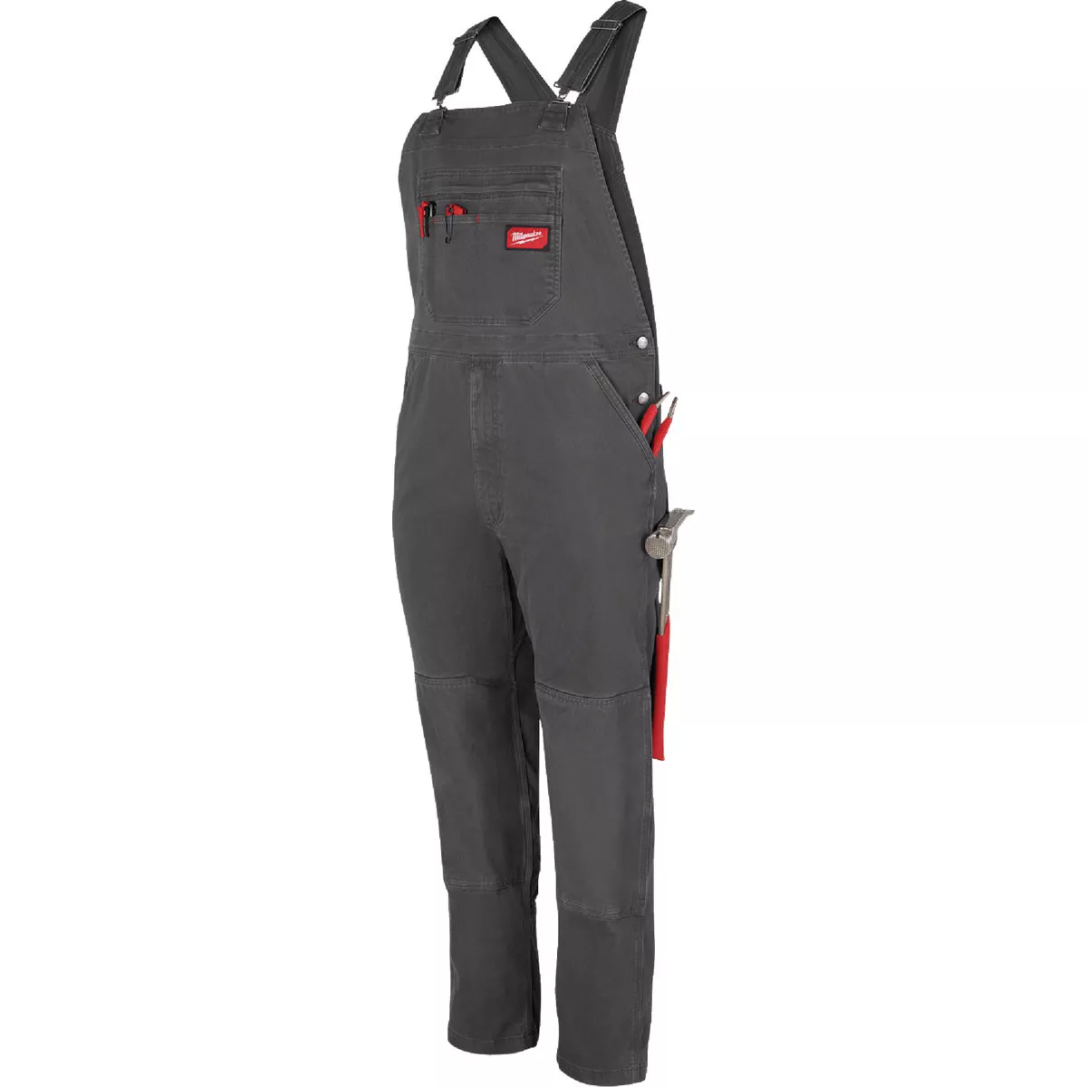 Milwaukee FREEFLEX Men's 40x30 Gray Unlined Bib Overalls - photo 3