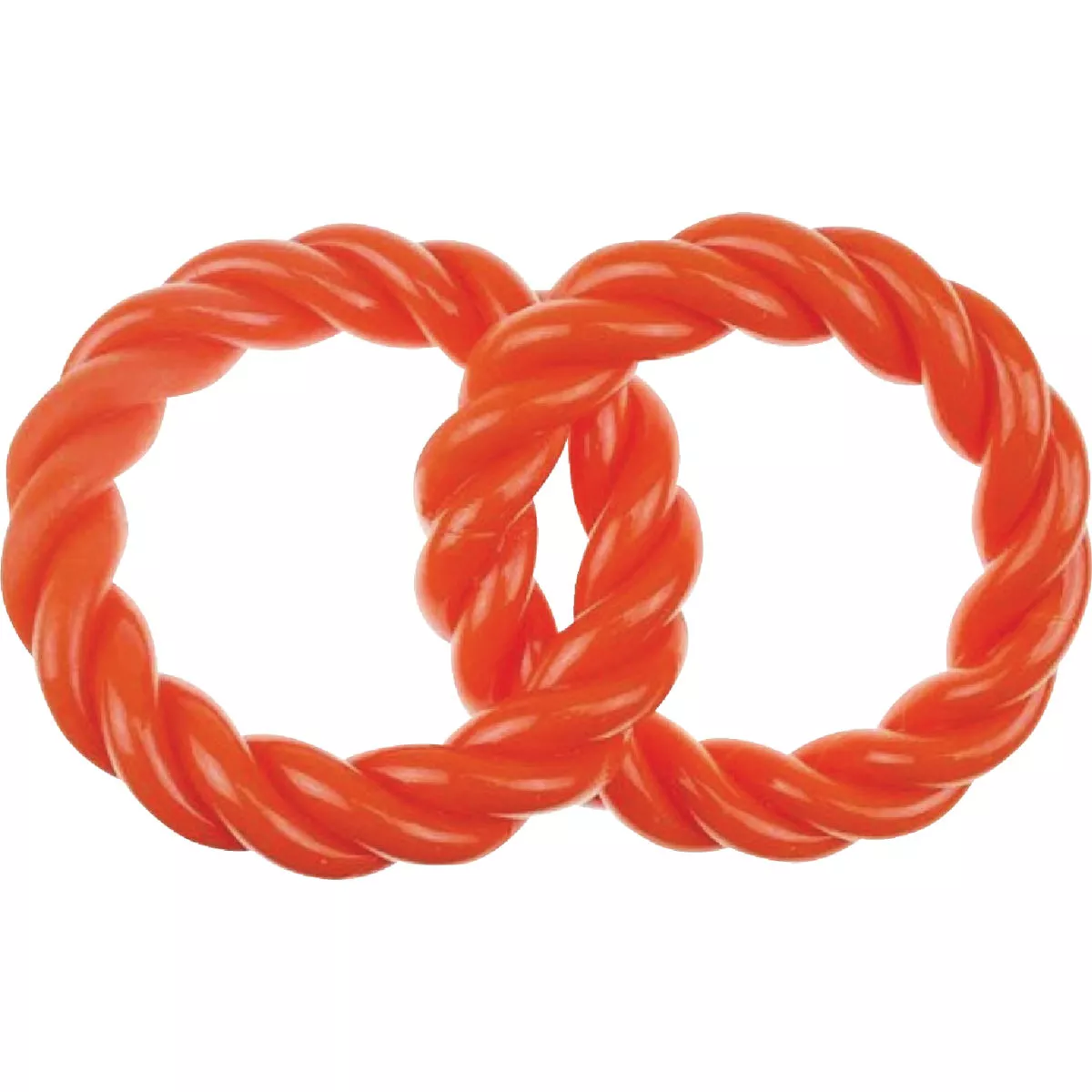 Boss Pet Infinity TPR 2 Rings Orange Dog Toy
