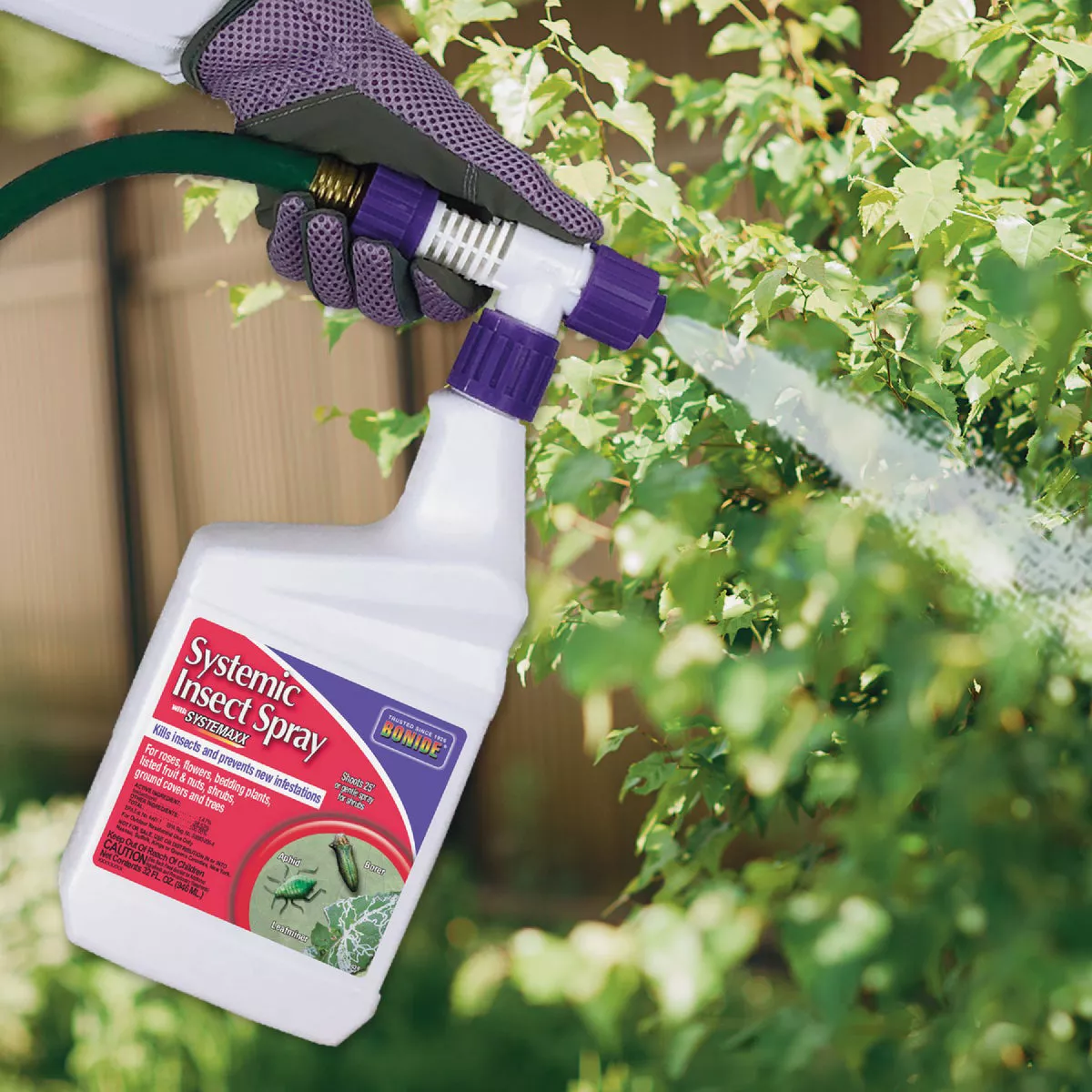 Bonide 32 Oz. Ready To Spray Hose End Systemic Insect Spray with Systemaxx - photo 3