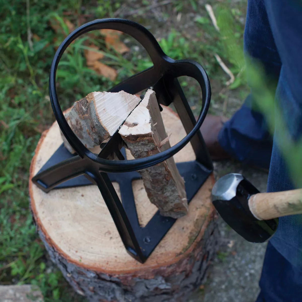 Kabin Kindle Quick Manual Cast Steel Log Splitter for Firewood - photo 2