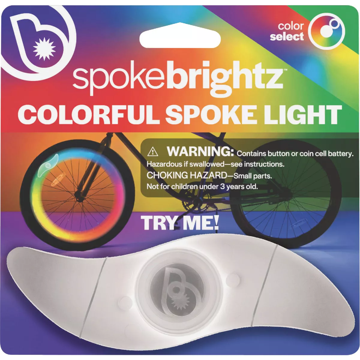 Spokebrightz Color Morphing Clip-On LED Bike Spoke Light - photo 4