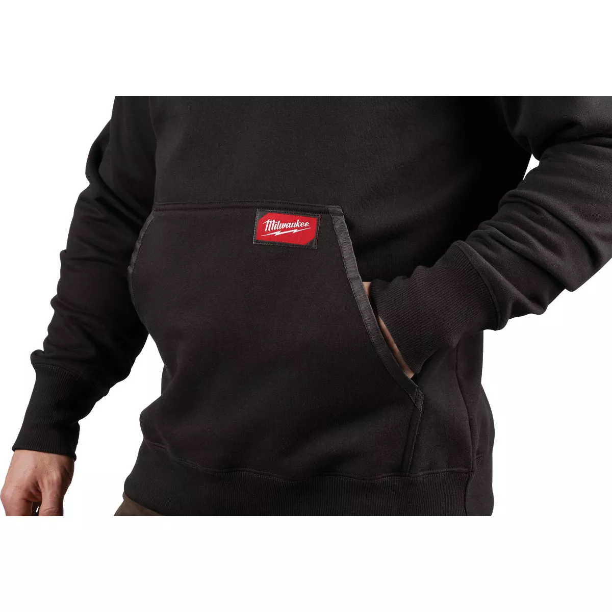 Milwaukee XL Black Heavy-Duty Pullover Hooded Sweatshirt - photo 5