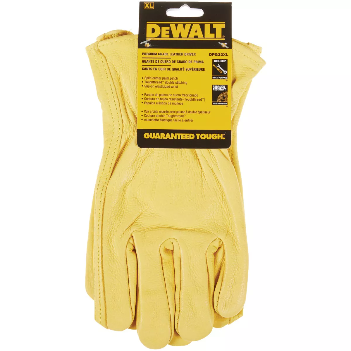 DEWALT Men's XL Premium Grade Leather Driver Glove - photo 2