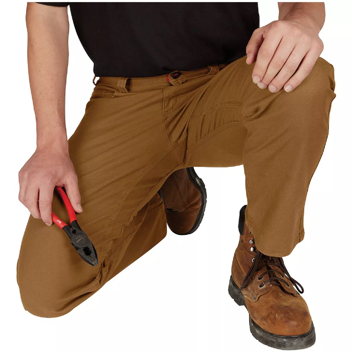 Milwaukee Flex Khaki 36 x 34 Heavy-Duty Work Pants - photo 2