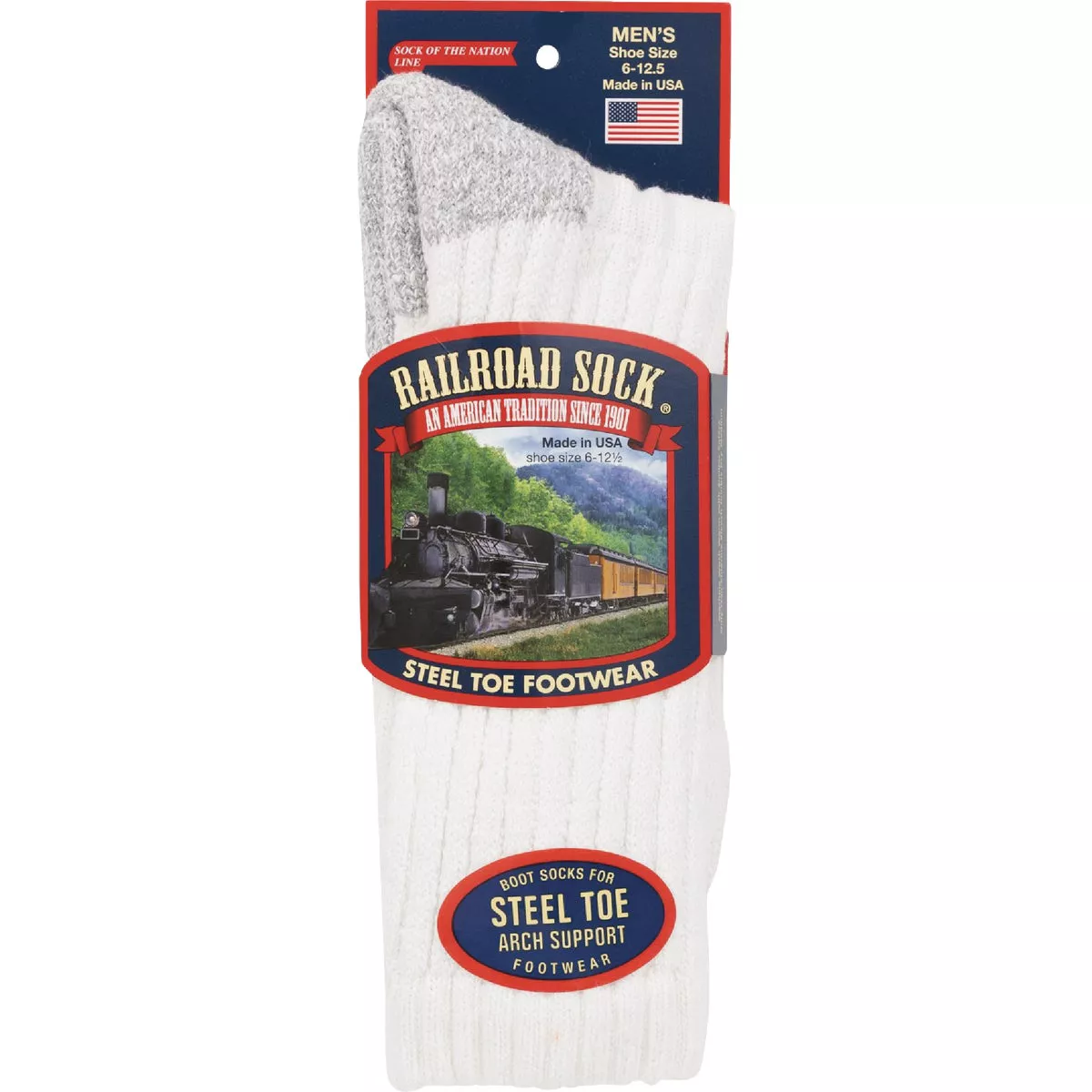 Railroad Sock Steel Toe Footwear Crew Sock - photo 2