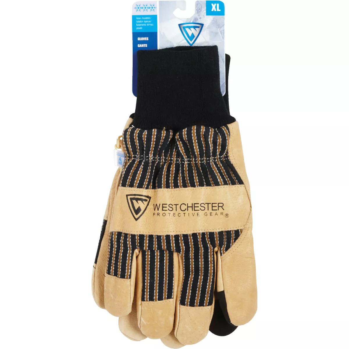 West Chester Protective Gear Men's XL Pigskin Leather Winter Glove with Knit Wrist - photo 2
