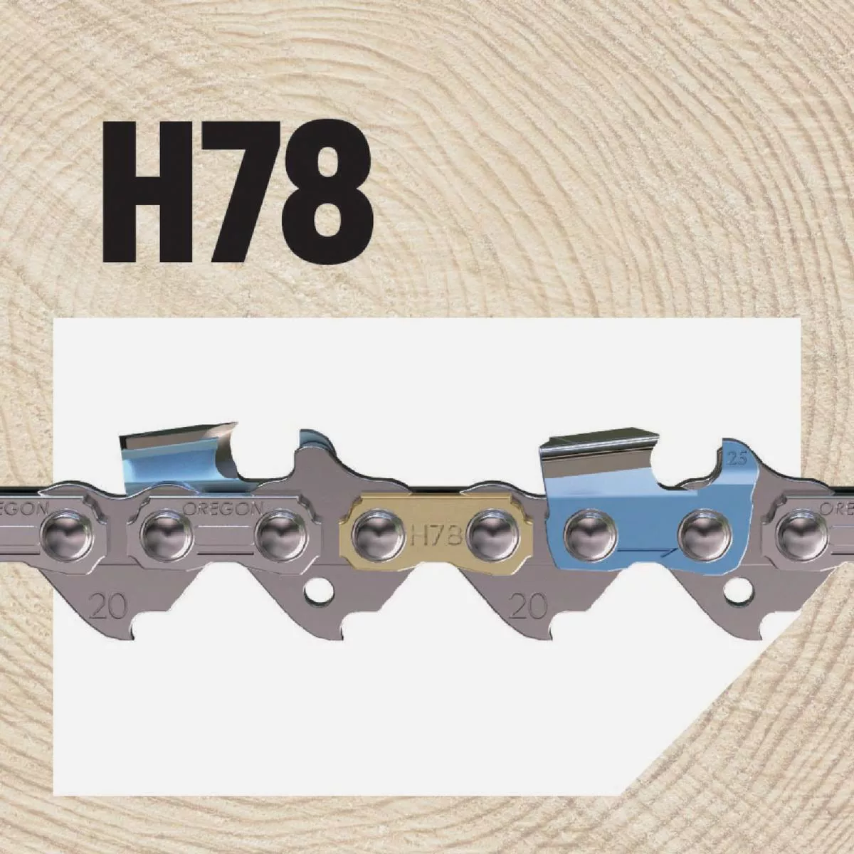 Oregon H78 ControlCut Saw Chain for 20 in. Bar - 78 Drive Links - fits Husqvarna, Jonsered and More - photo 4