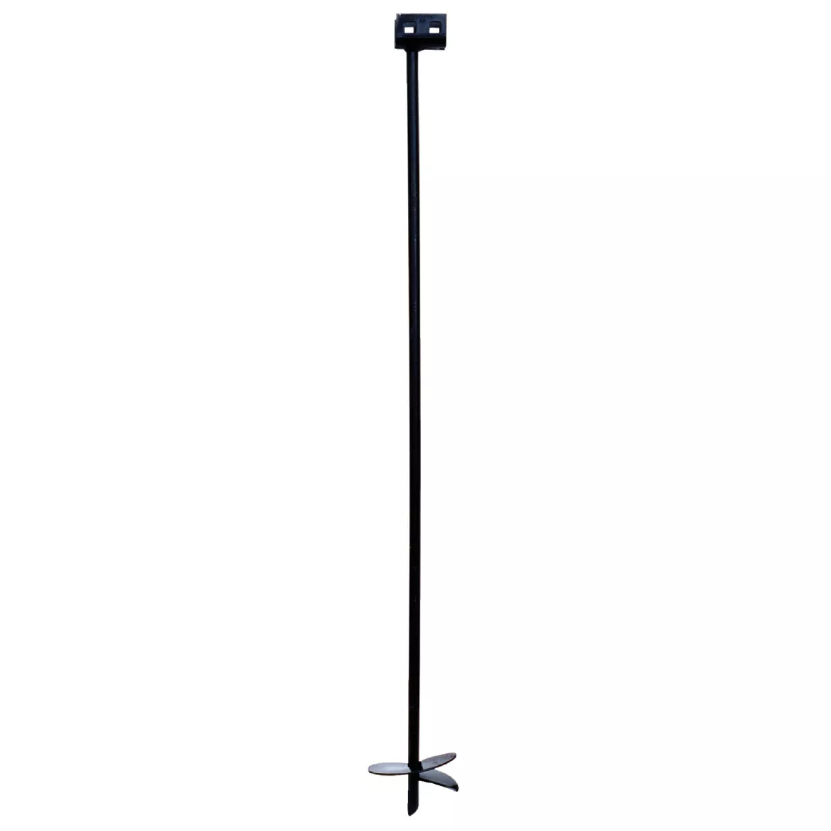 Tie Down 6 In. x 48 In. Black Iron Double Head Earth Anchor