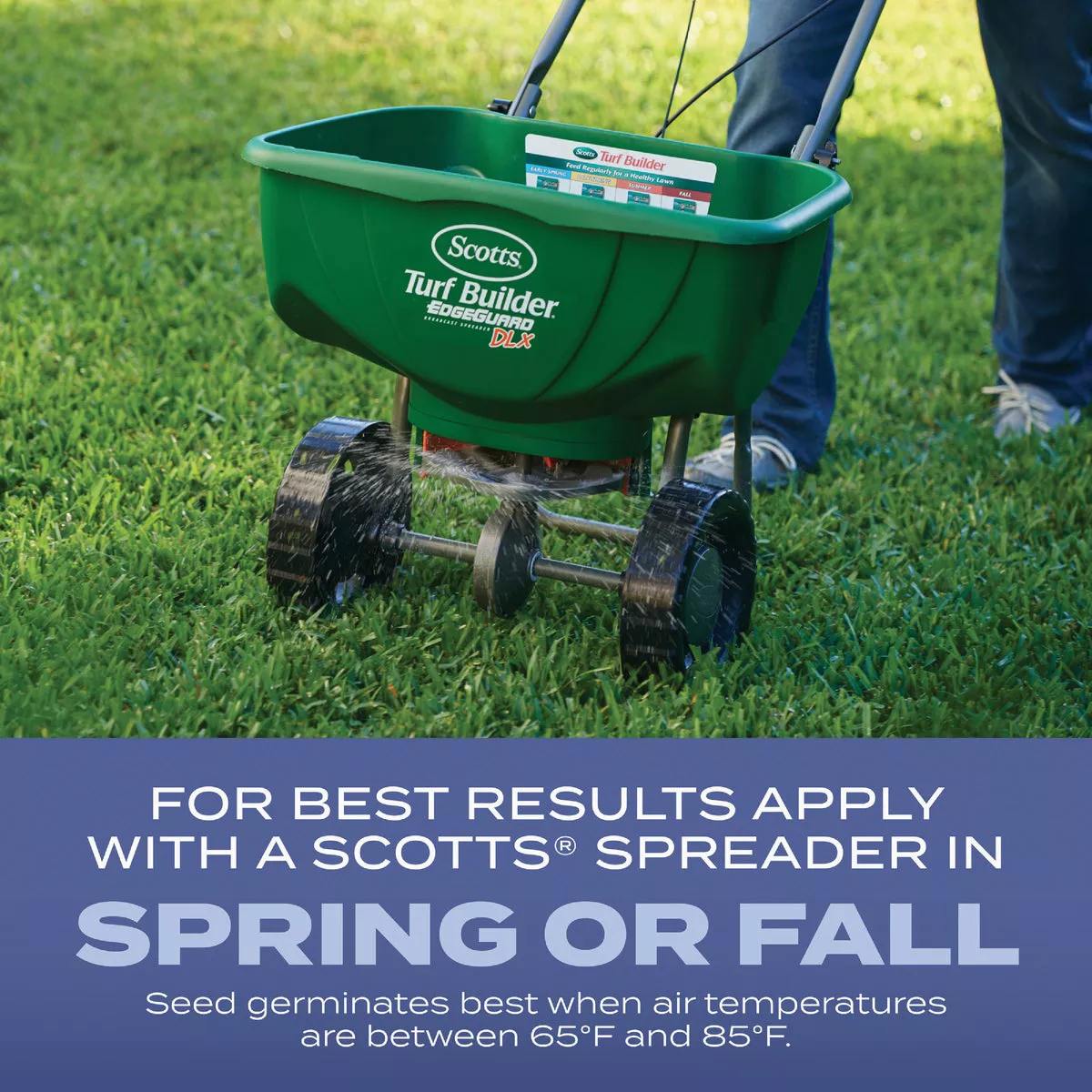 Scotts Turf Builder 2.4 Lb. 200 Sq. Ft. Heat-Tolerant Blue Mix For Tall Fescue Lawns Seed, Fertilizer, and Soil Improver Combination - photo 5