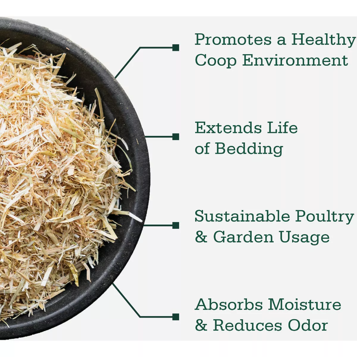 Standlee Premium Western Forage Flock Fresh 26 Lb. Premium Poultry Bedding Straw - photo 4