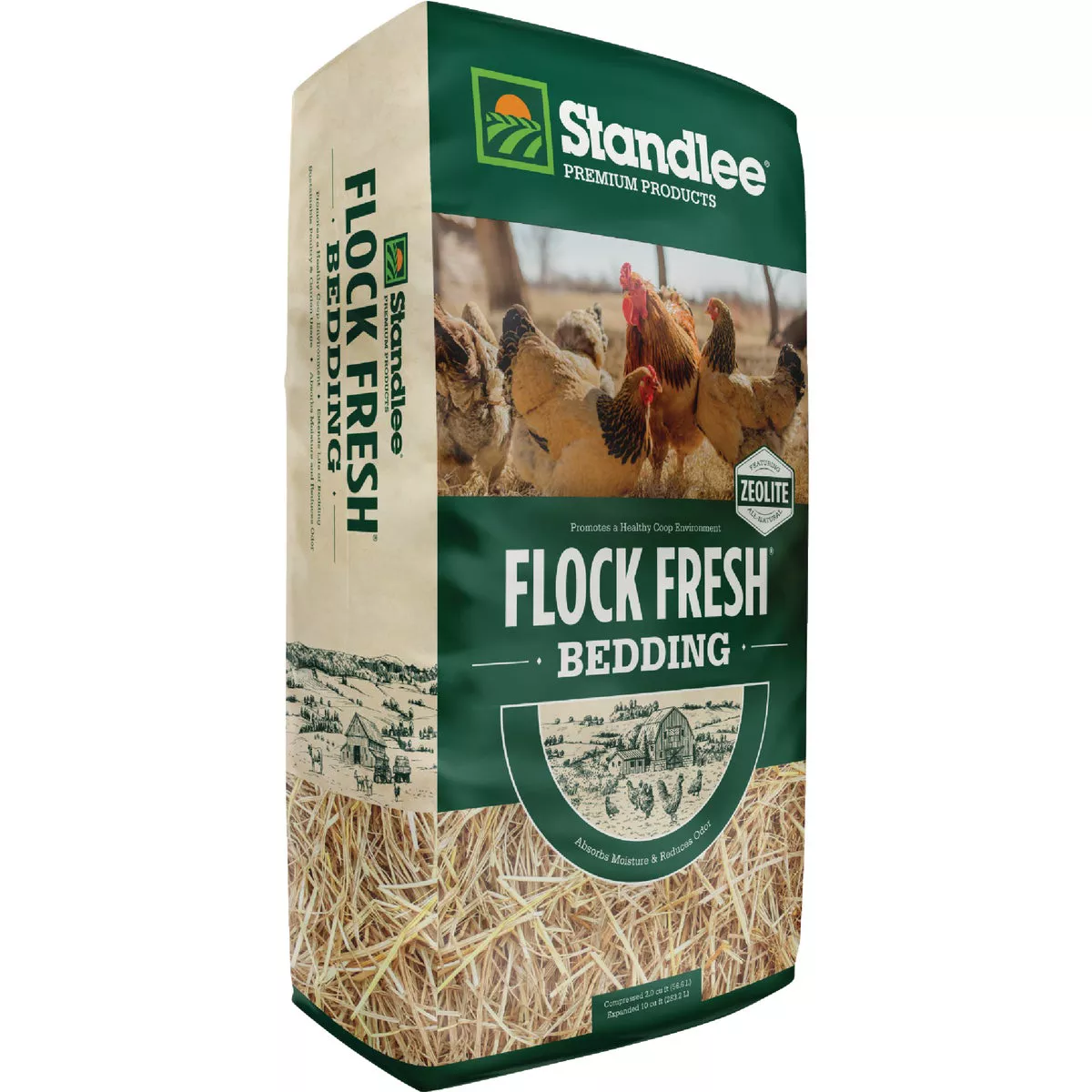 Standlee Premium Western Forage Flock Fresh 26 Lb. Premium Poultry Bedding Straw - photo 2