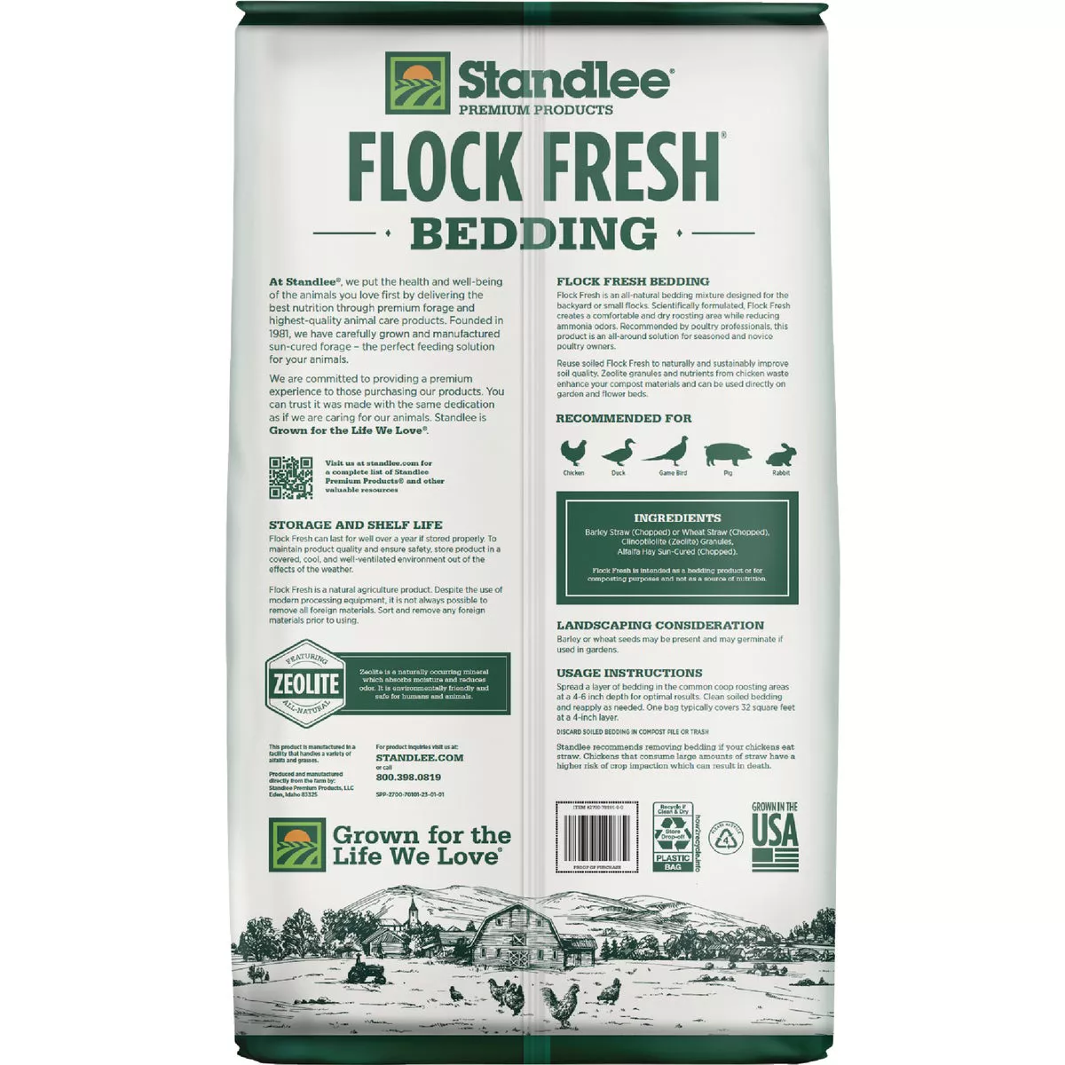 Standlee Premium Western Forage Flock Fresh 26 Lb. Premium Poultry Bedding Straw - photo 3