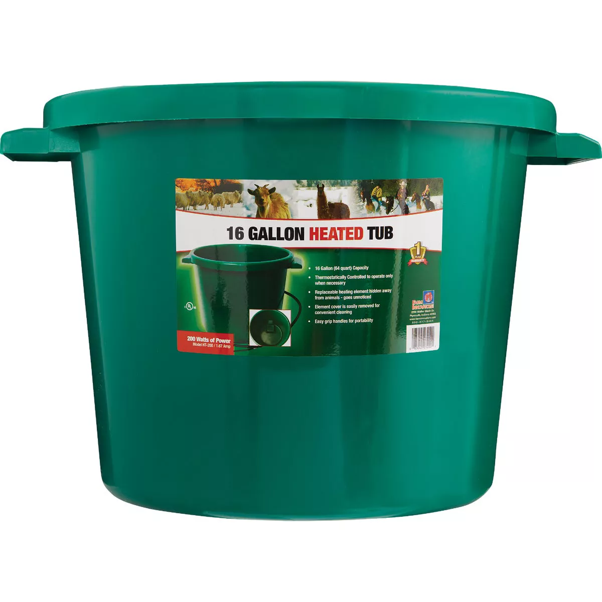 Farm Innovators 16 Gal. 60W 120V Heated Tub - photo 3