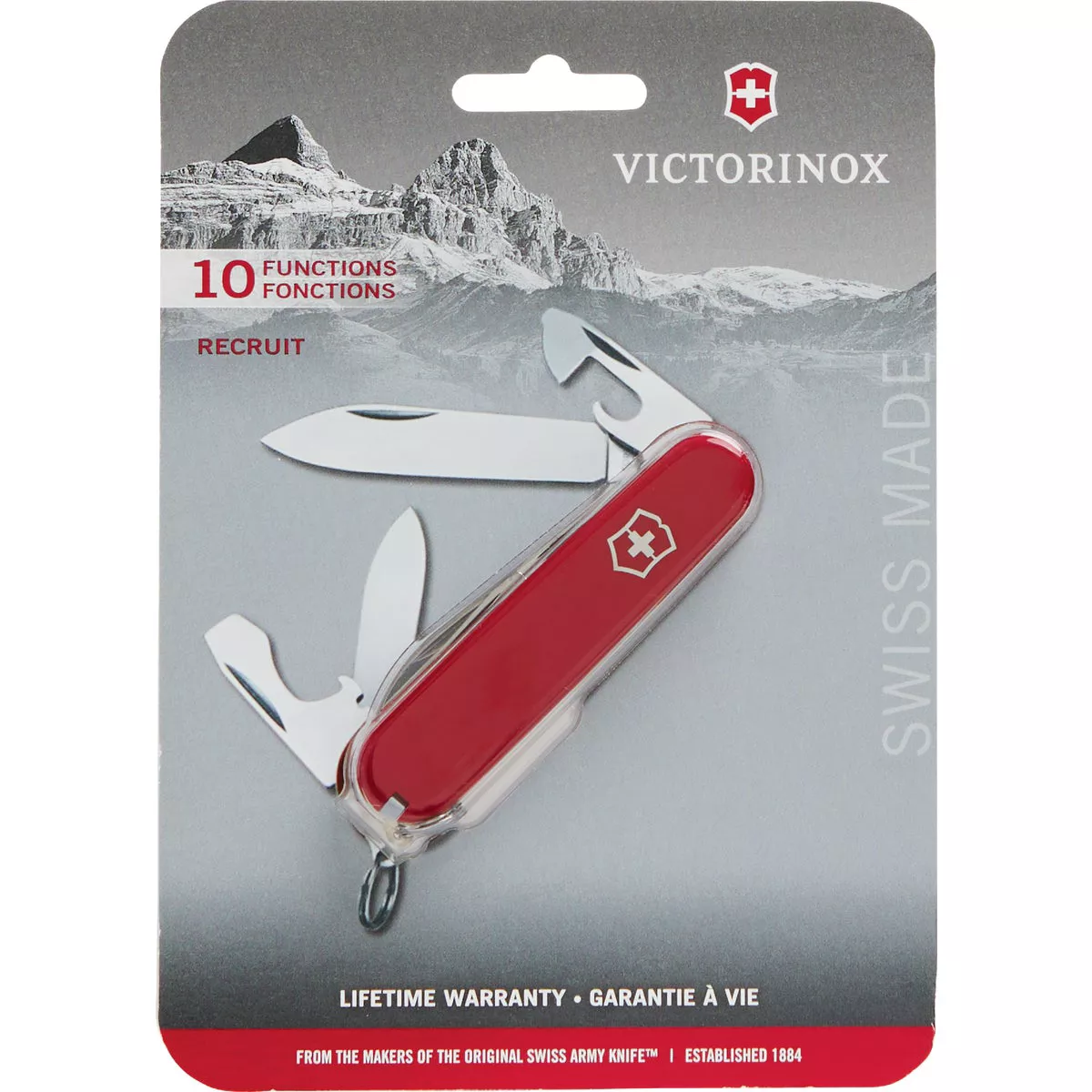 Victorinox Recruit 10-Function 3.3 In. Red Swiss Army Knife - photo 3