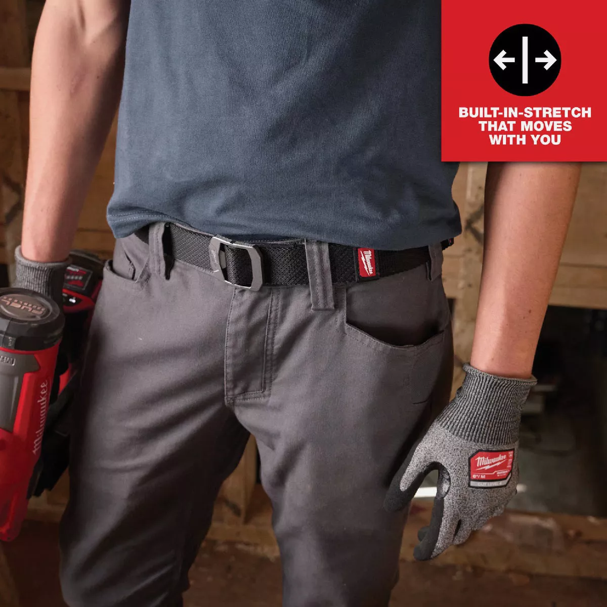 Milwaukee FREEFLEX 1.5 In. x 43 In. Nylon Webbing Belt - photo 3