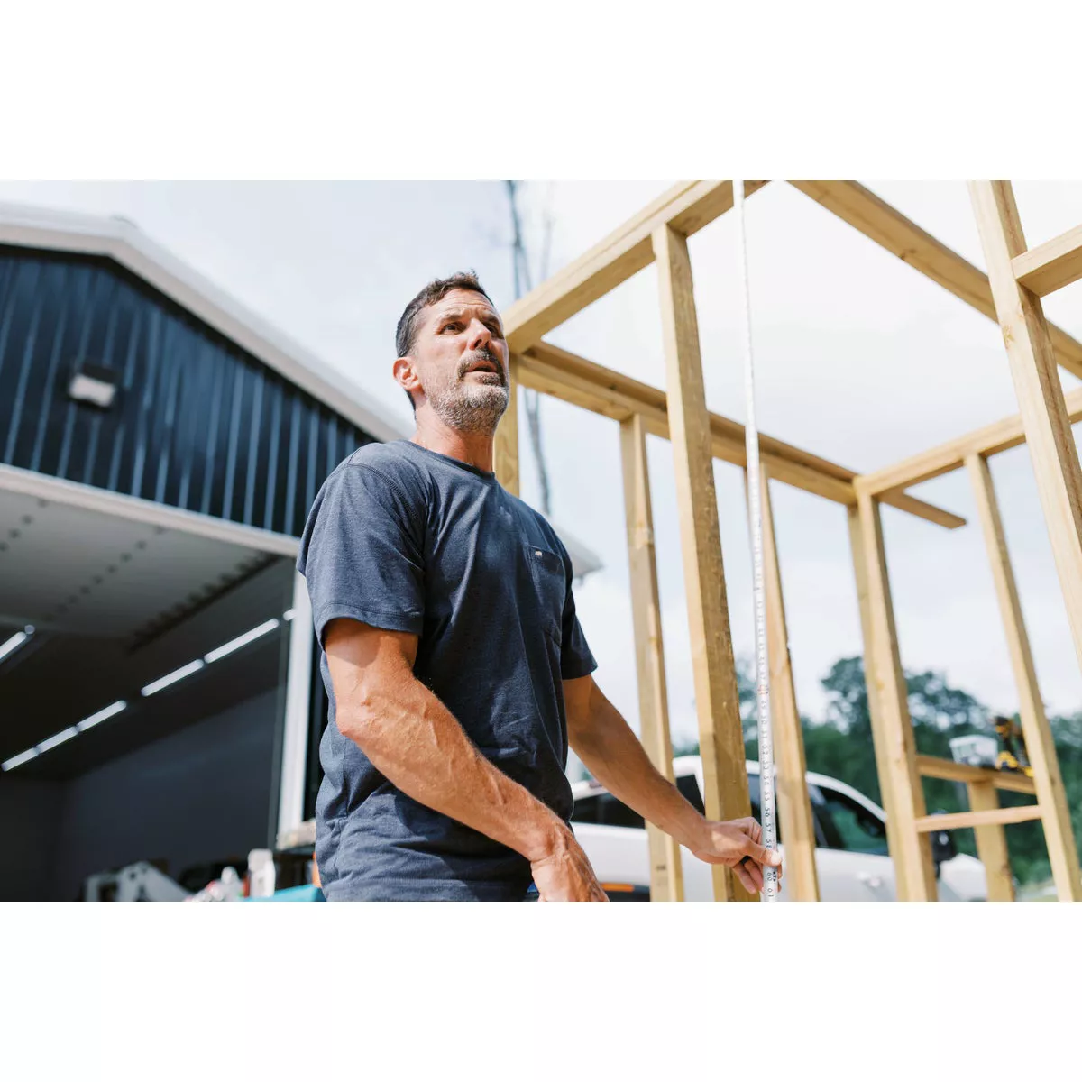 Berne Performance Men's 3XL Tall Space Blue Short Sleeve Pocket T-Shirt - photo 3